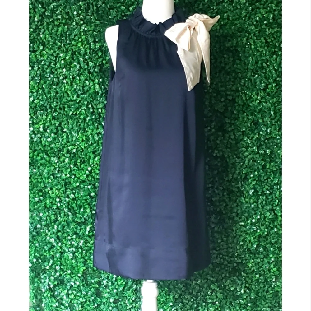 32. J.Crew Swingy bow-neck dress